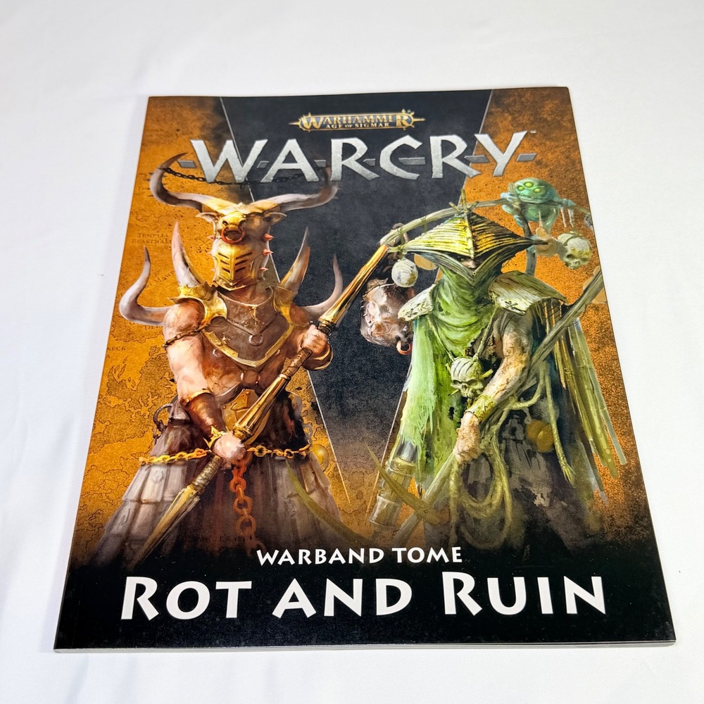 Warhammer Age of Sigmar Warcry Warband Tome Rot and Ruin Horns of Hashut Book